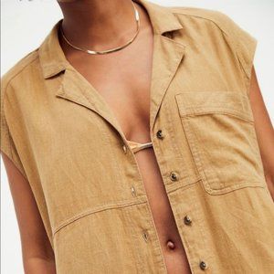 FP Free People Play It Cool Top Tropical Nut (S)